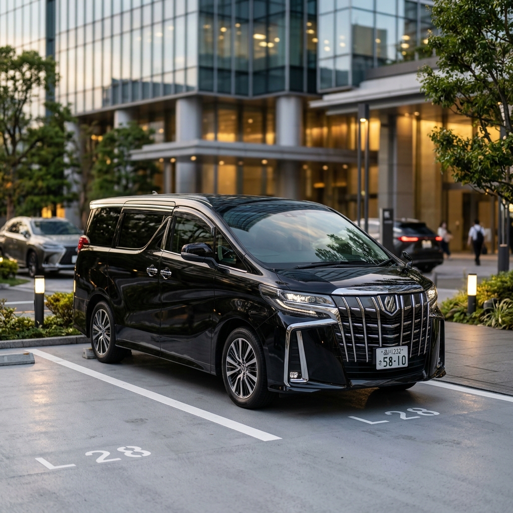 Minivan familiar de luxo no Japão
